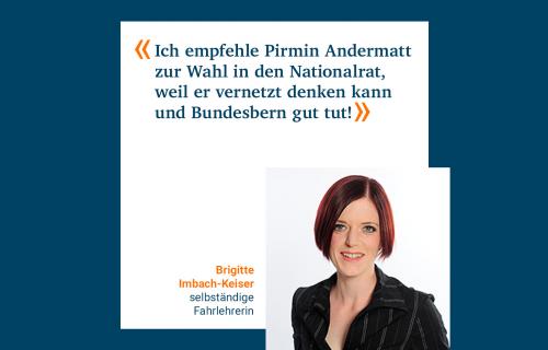 Aussage von Brigitte-Imbach-Keiser über Pirmin Andermatt